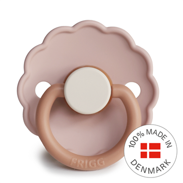 FRIGG Daisy - Round Latex Pacifier - Biscuit